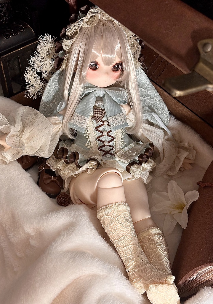 【1/4】Bunny Tea 9点セット 1/4ドール MDD 1/4ドール服 1/4サイズ 1/4ドール用 MSD 邦尼午茶