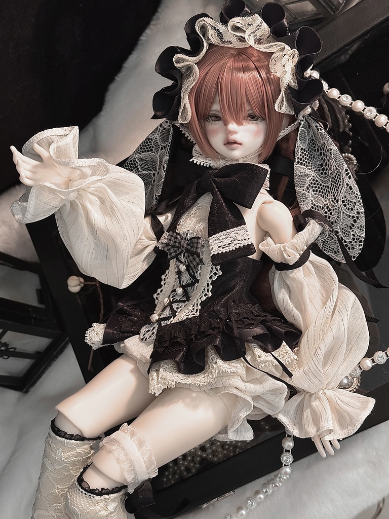 【1/4】Bunny Tea 9点セット 1/4ドール MDD 1/4ドール服 1/4サイズ 1/4ドール用 MSD 邦尼午茶