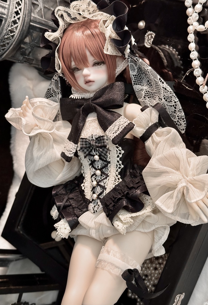 【1/4】Bunny Tea 9点セット 1/4ドール MDD 1/4ドール服 1/4サイズ 1/4ドール用 MSD 邦尼午茶