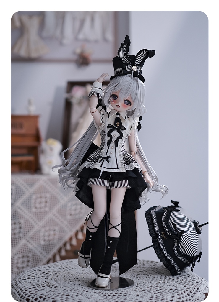 【1/4】BySunE ストライプ礼讃 7点セット 1/4ドール MDD CD2 1/4ドール服 1/4サイズ 1/4ドール用 MSD【条纹礼赞】