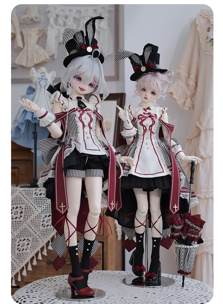【1/4】BySunE ストライプ礼讃 7点セット 1/4ドール MDD CD2 1/4ドール服 1/4サイズ 1/4ドール用 MSD【条纹礼赞】