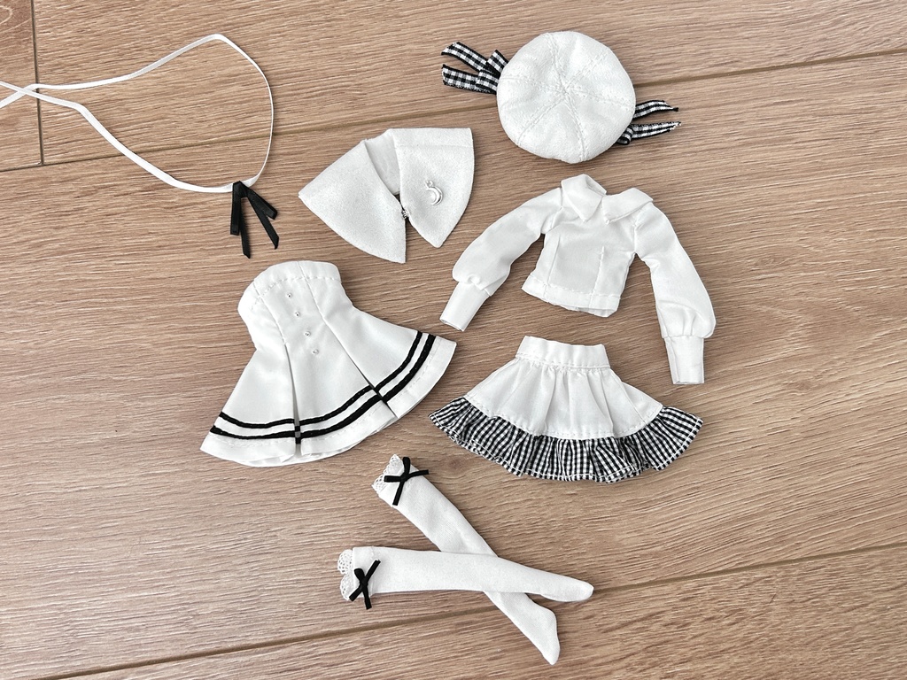 【AZONE】ドール服 雪霁空 セーラーケープ制服 7点セット 宇宙飛行士 宇宙飞行士