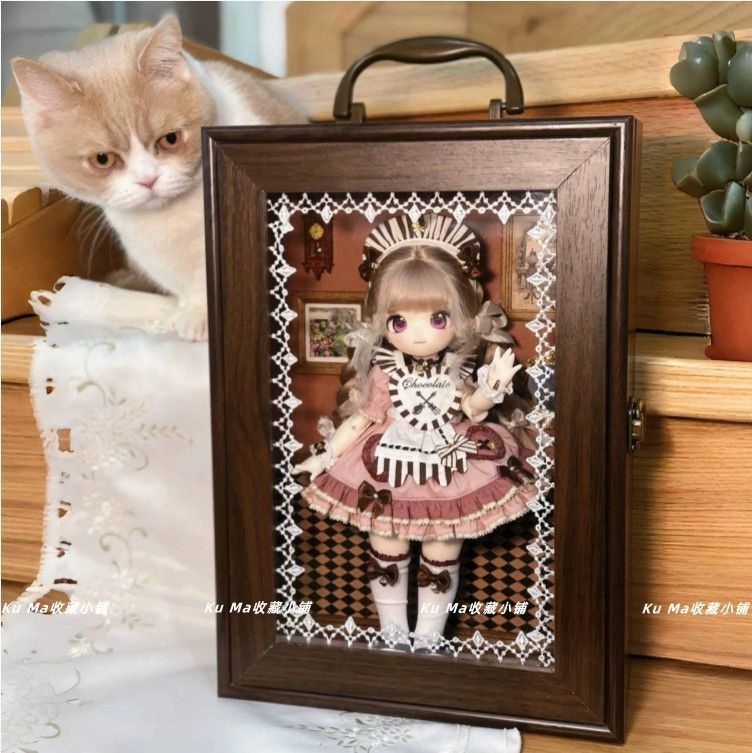 【1/6】1/6ドール OB11 オビツ11 収納 展示ボックス 手提げ式 携帯 ドールケースぬいぐるみ 透明防塵展示ケース