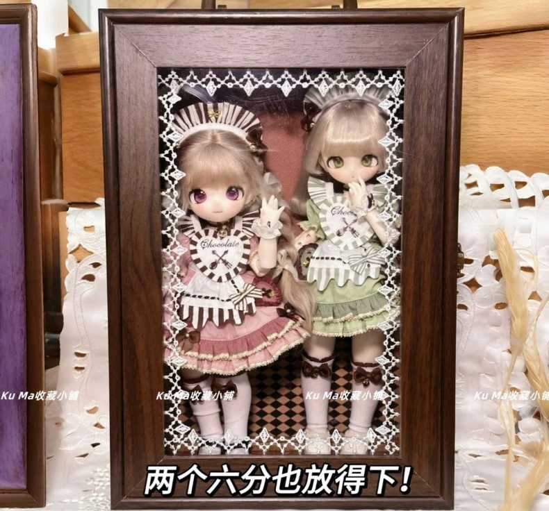 【1/6】1/6ドール OB11 オビツ11 収納 展示ボックス 手提げ式 携帯 ドールケースぬいぐるみ 透明防塵展示ケース