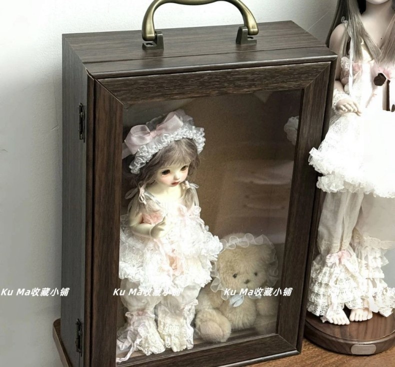 【1/6】1/6ドール OB11 オビツ11 収納 展示ボックス 手提げ式 携帯 ドールケースぬいぐるみ 透明防塵展示ケース