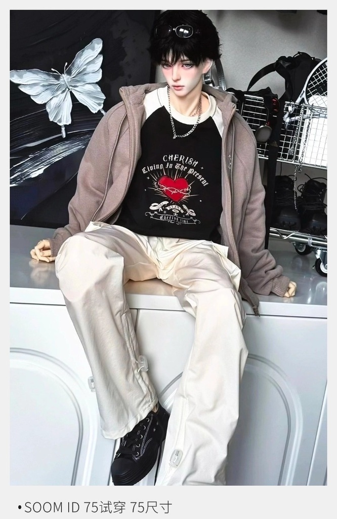 【ID75】カーゴパンツ 70cm 73cm ドール衣装 パラトルーパー ユーティリティパンツ yc77