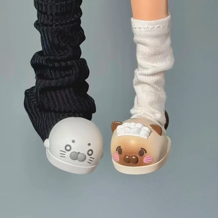 【1/12,1/8,1/6】ドール スリッパ アザラシ シャム猫 AZONE OB24 OB22 1/12 1/8 1/6