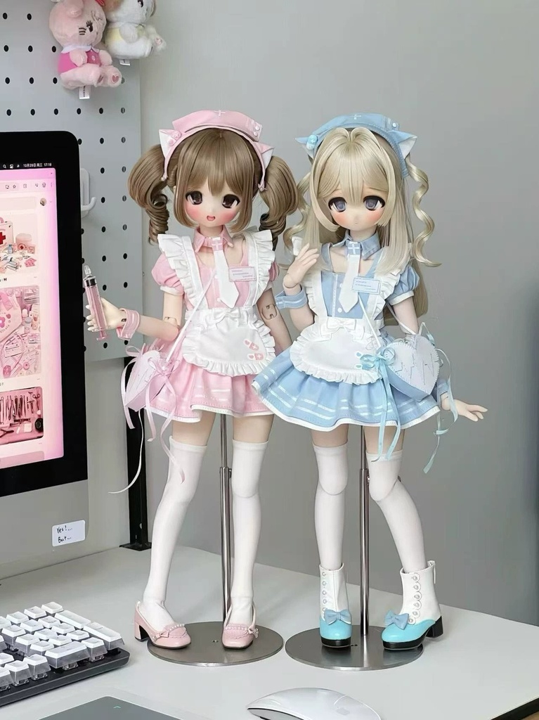 【1/4】ドール服　メイド服　全8点 　猫耳　 猫系疗愈