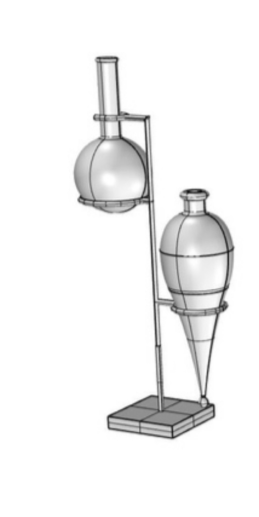 【ID75,1/3】ドール用 魔薬教室シリーズ BJD 理科道具セット 試験管 蒸留瓶