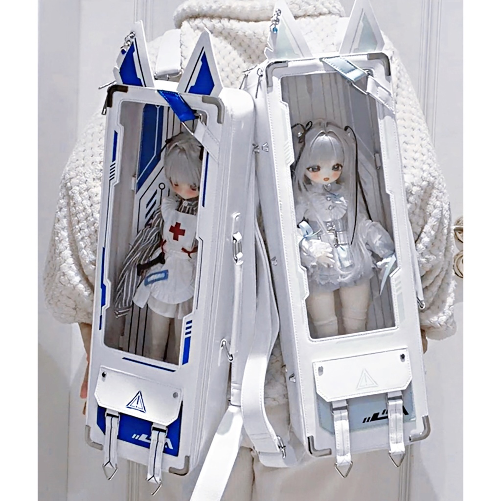1/4ドール バッグ 機械エッチング メカ娘 1/4ドール用 おでかけバッグ リュック 1/4ドール対応 / ショルダー・斜め掛けバッグ
