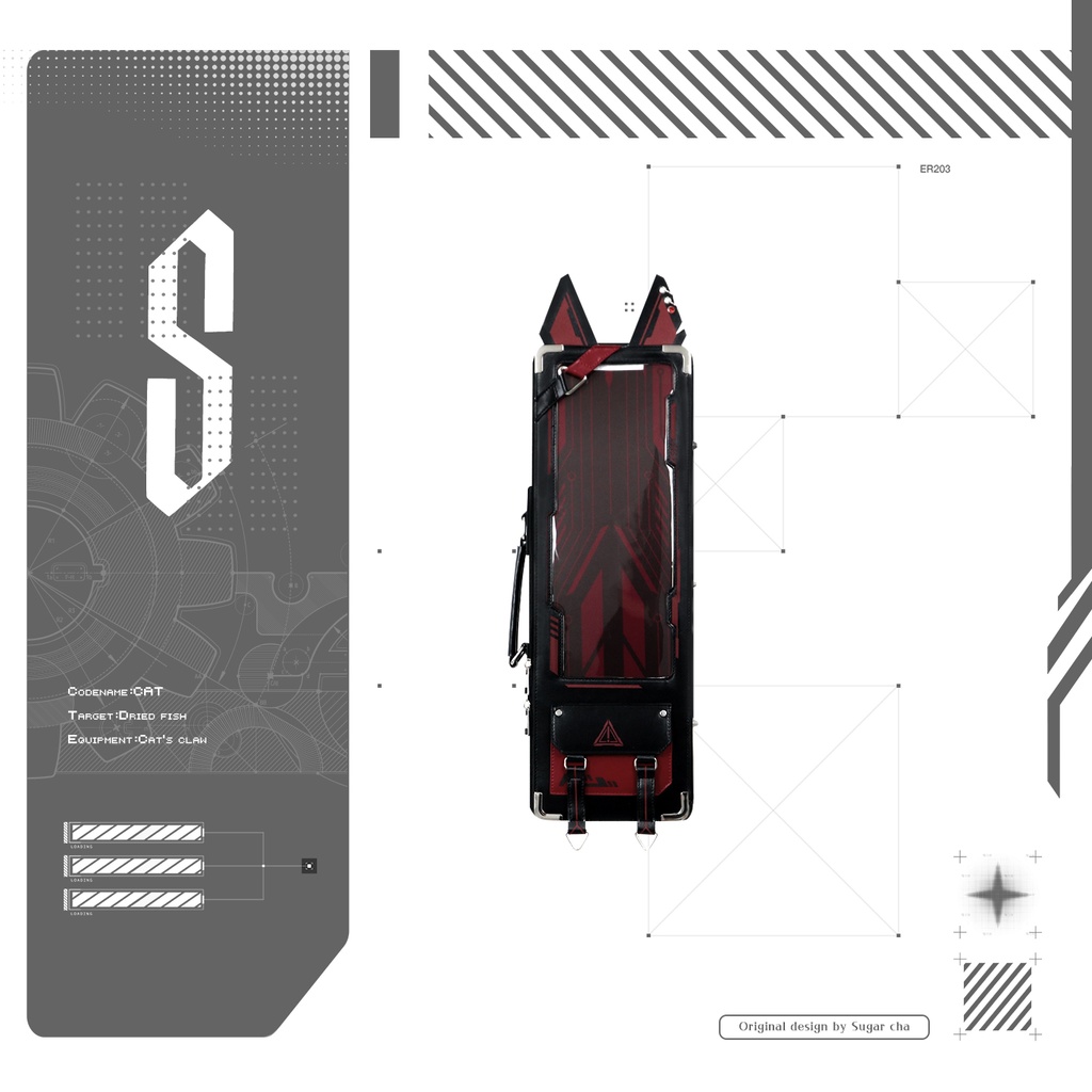 1/4ドール バッグ 機械エッチング メカ娘 1/4ドール用 おでかけバッグ リュック 1/4ドール対応 / ショルダー・斜め掛けバッグ