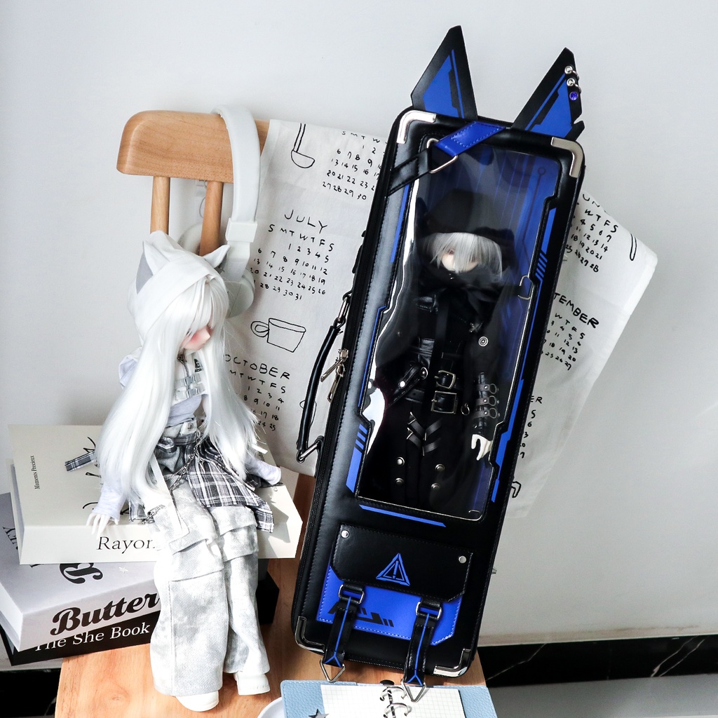 1/4ドール バッグ 機械エッチング メカ娘 1/4ドール用 おでかけバッグ リュック 1/4ドール対応 / ショルダー・斜め掛けバッグ
