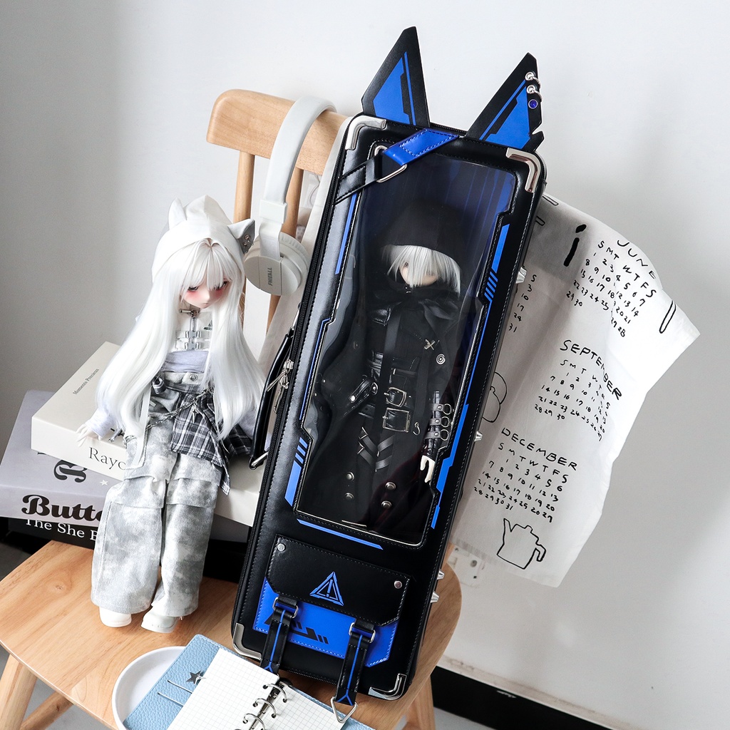 1/4ドール バッグ 機械エッチング メカ娘 1/4ドール用 おでかけバッグ リュック 1/4ドール対応 / ショルダー・斜め掛けバッグ