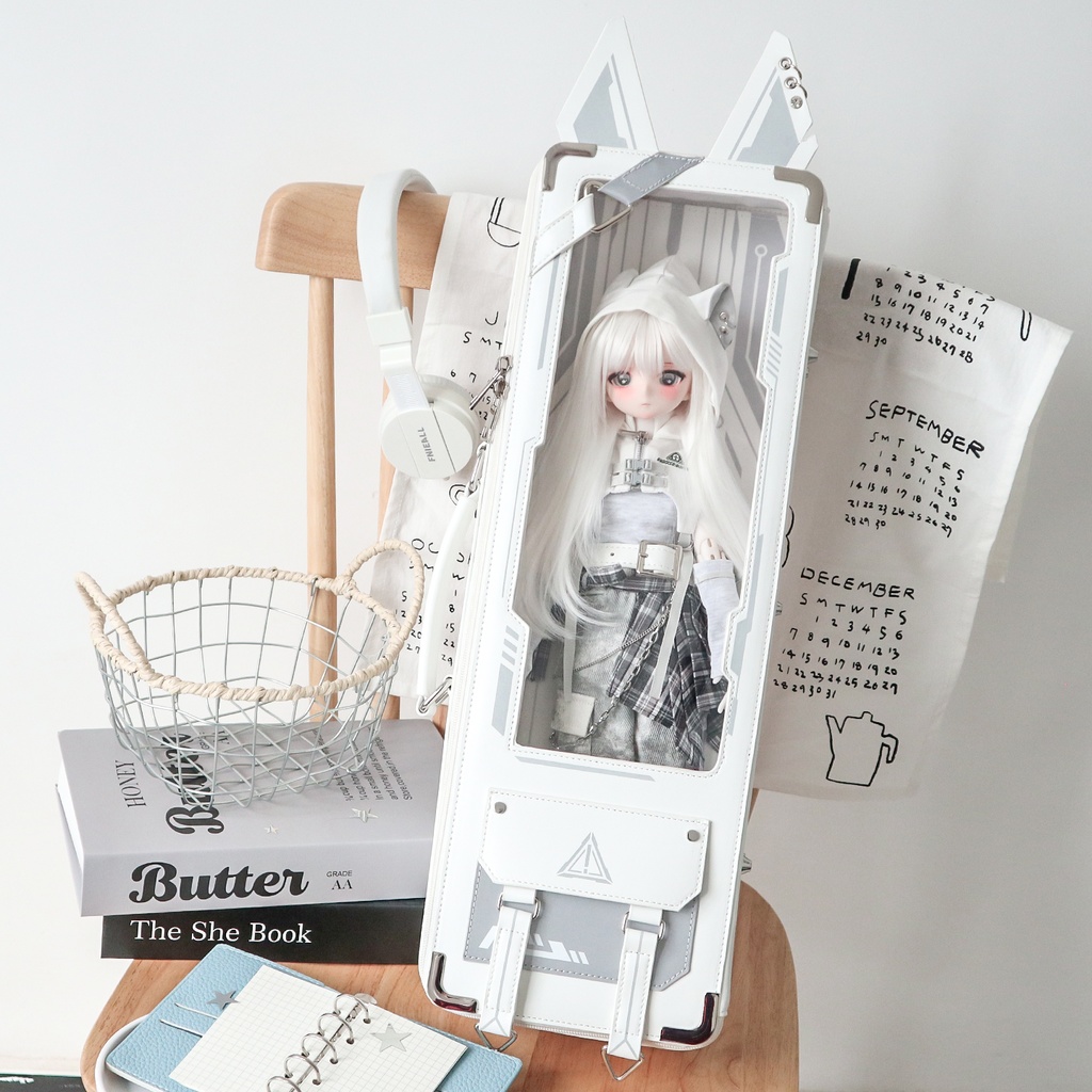 1/4ドール バッグ 機械エッチング メカ娘 1/4ドール用 おでかけバッグ リュック 1/4ドール対応 / ショルダー・斜め掛けバッグ