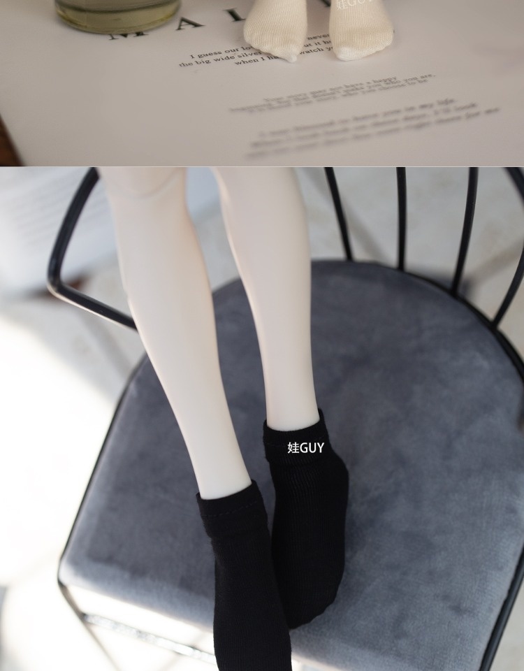 WGdoll ドール用 ソックス 2足セット SD17 1/3 1/5 1/4 CD2 TD72 DFH 龍魂 ID75