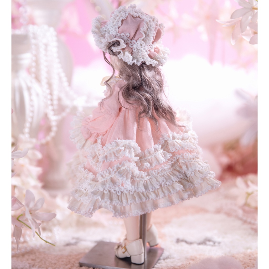 【1/4】【1/6】ブライス ナイトドレス 夢かわピンク ロリータ スリープ 樱梦ウェアセット