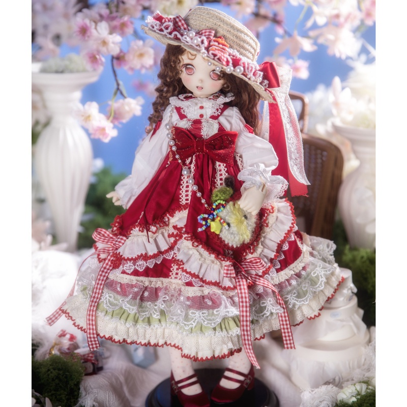 【1/4】ドール服 アップルパイ 6点セット ロリータ 洋装