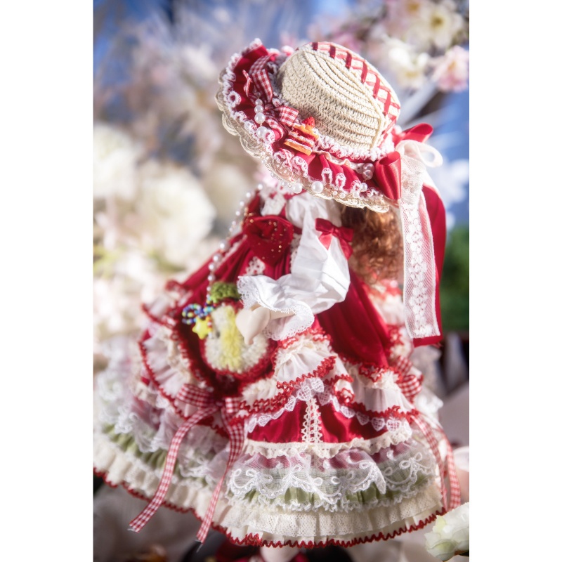 【1/4】ドール服 アップルパイ 6点セット ロリータ 洋装