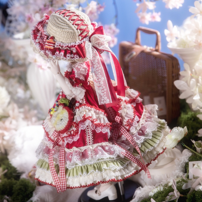 【1/4】ドール服 アップルパイ 6点セット ロリータ 洋装