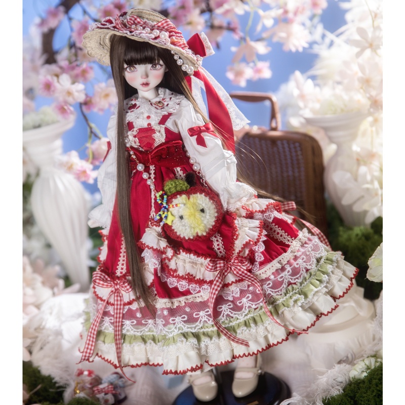 【1/4】ドール服 アップルパイ 6点セット ロリータ 洋装