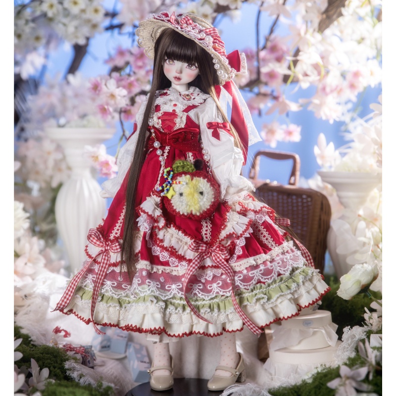 【1/4】ドール服 アップルパイ 6点セット ロリータ 洋装