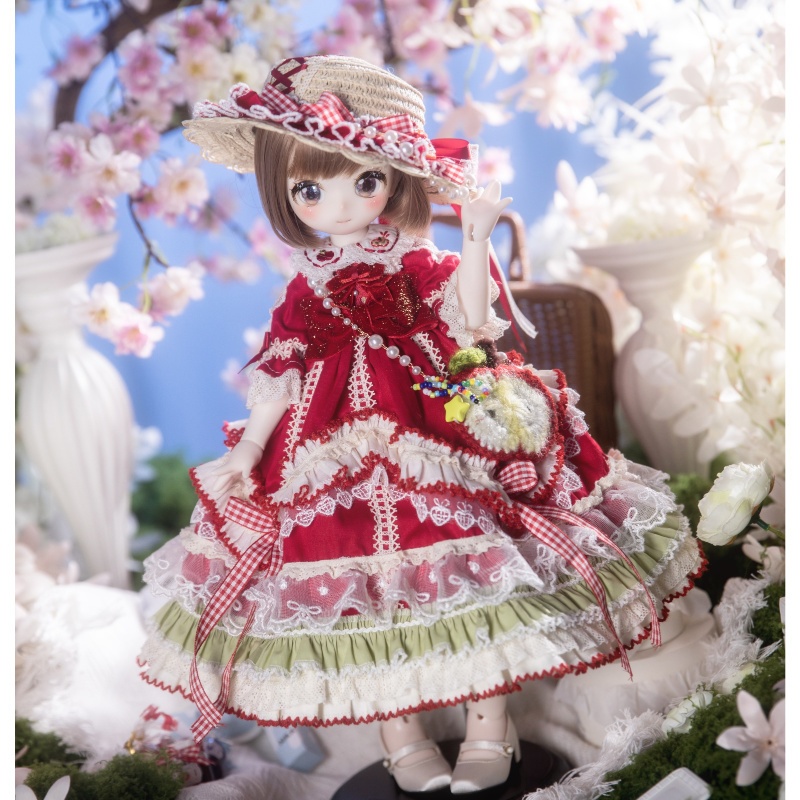 【1/4】ドール服 アップルパイ 6点セット ロリータ 洋装