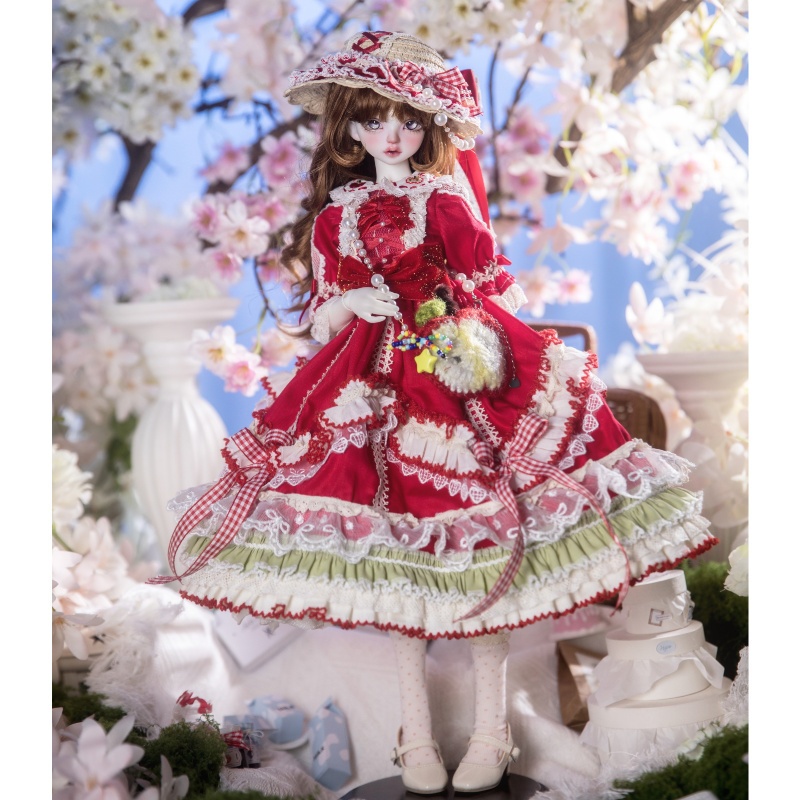 【1/4】ドール服 アップルパイ 6点セット ロリータ 洋装