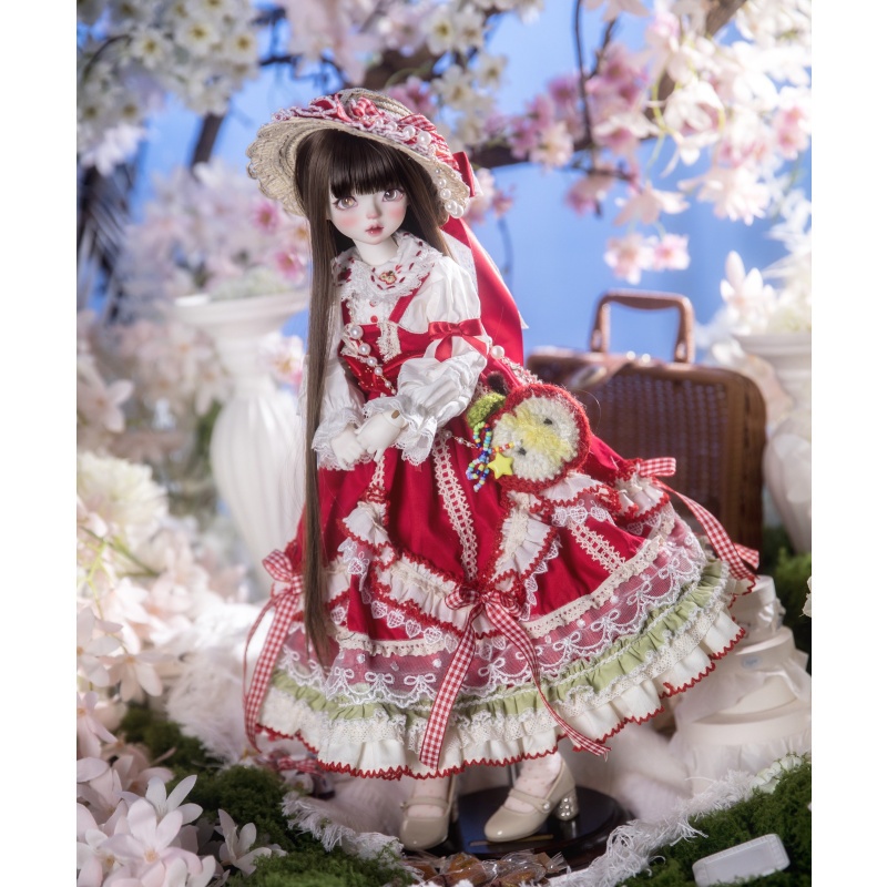 【1/4】ドール服 アップルパイ 6点セット ロリータ 洋装