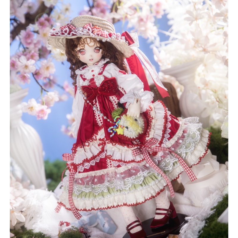 【1/4】ドール服 アップルパイ 6点セット ロリータ 洋装