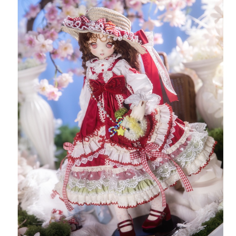 【1/4】ドール服 アップルパイ 6点セット ロリータ 洋装