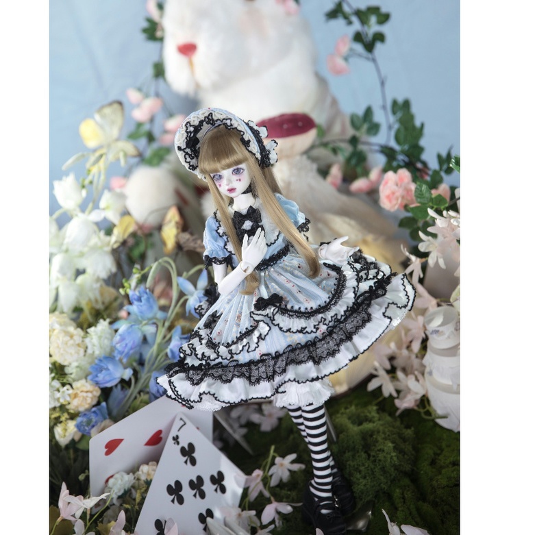 【1/4】ドール服 アリス 5点セット ロリータ 洋装 フェアリーテイル風 ロリータ ワンピース