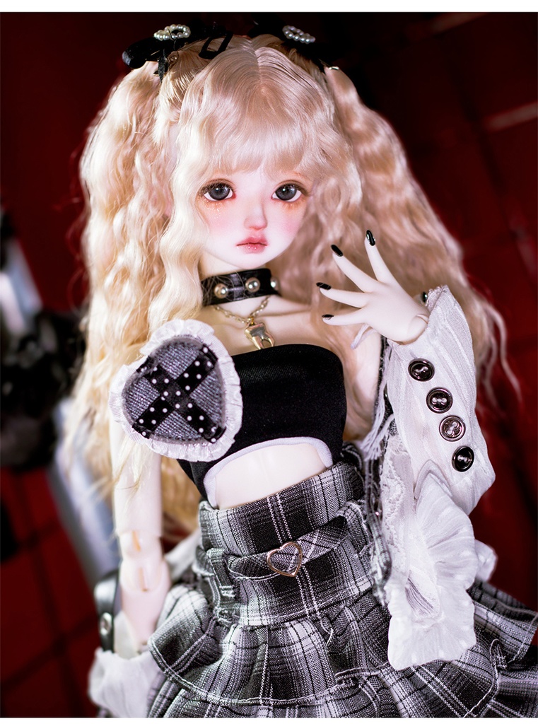 【1/4】ドール服 心夢メロディ 5点セット スカート オフショルダー 心梦旋律