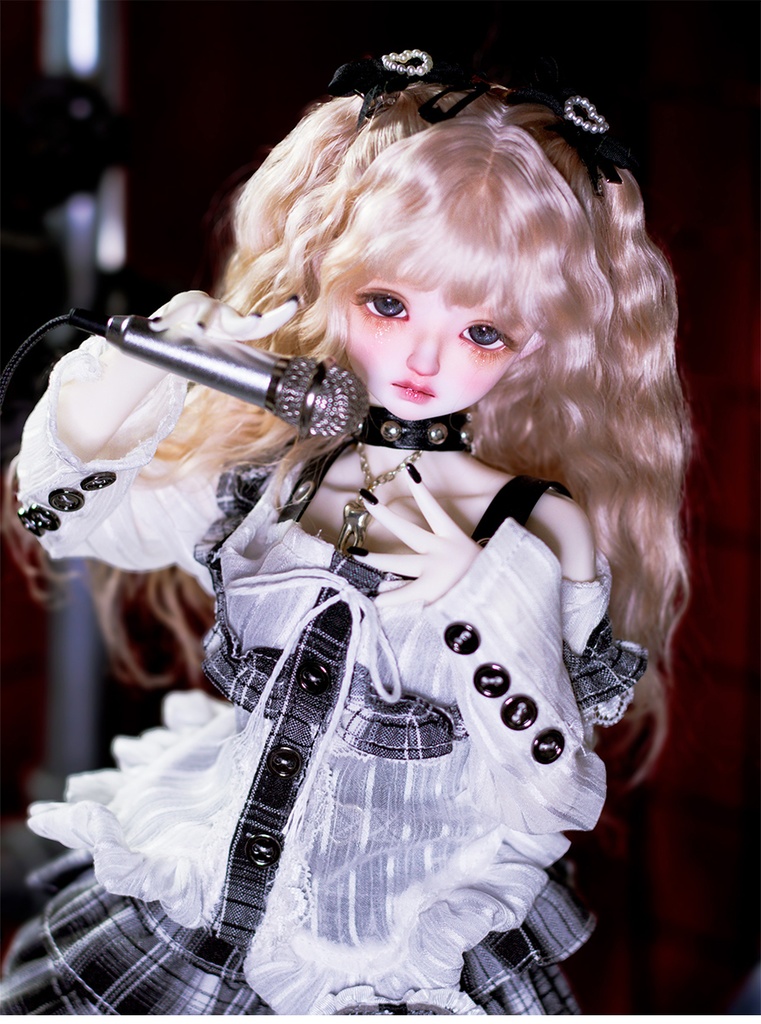 【1/4】ドール服 心夢メロディ 5点セット スカート オフショルダー 心梦旋律