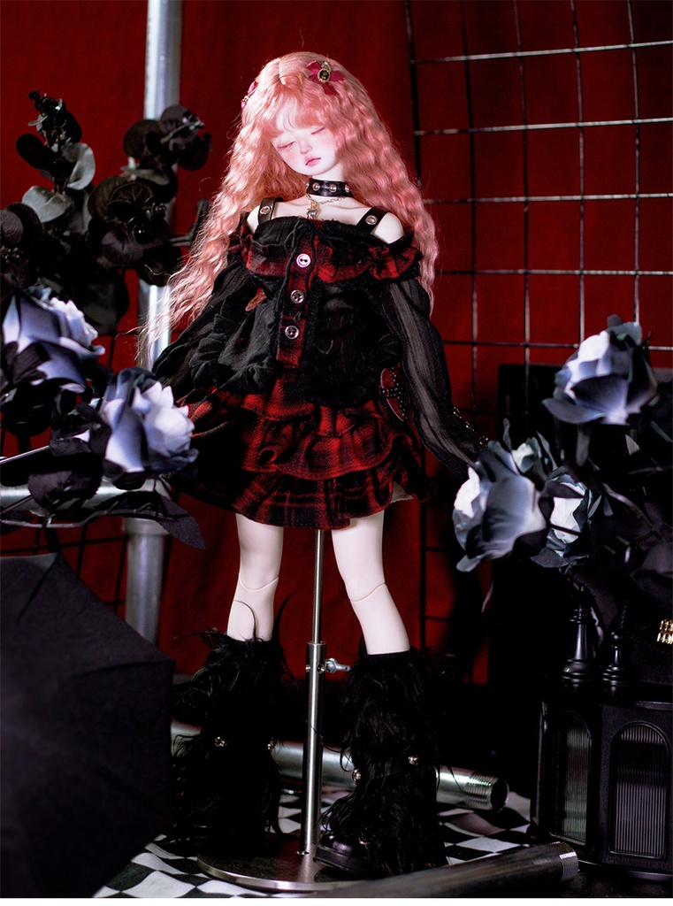 【1/4】ドール服 心夢メロディ 5点セット スカート オフショルダー 心梦旋律