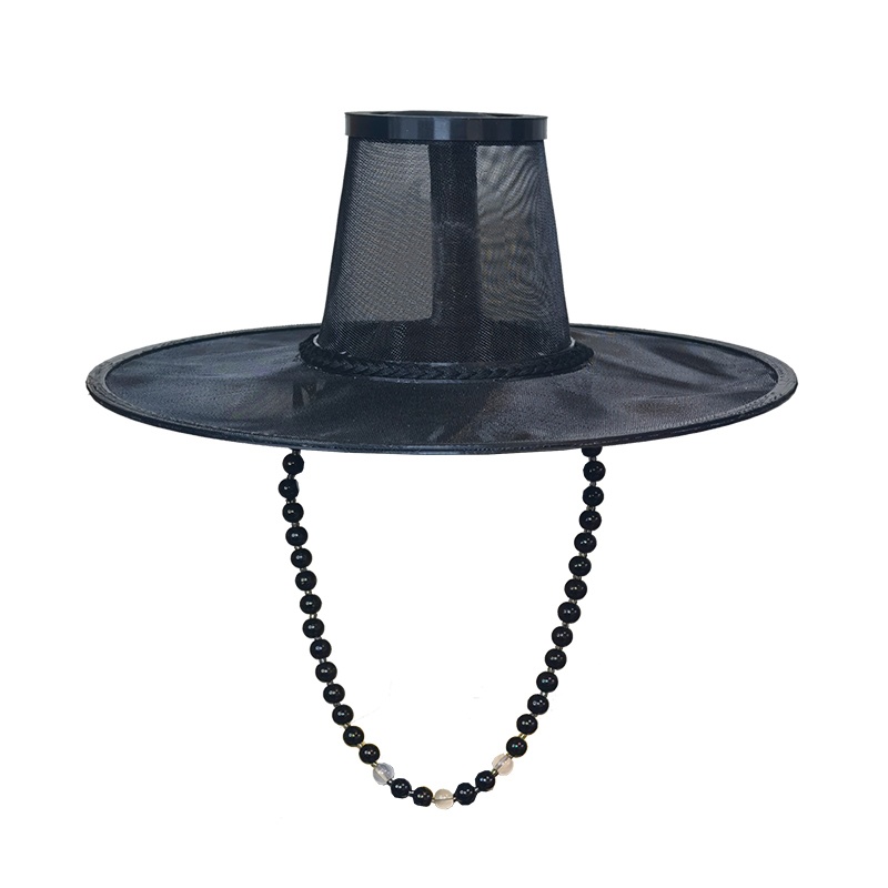 【1/4】【1/3】【ID75】黒笠 韓国 朝鮮風 明代風 ドール用 古装 帽子 撮影小物