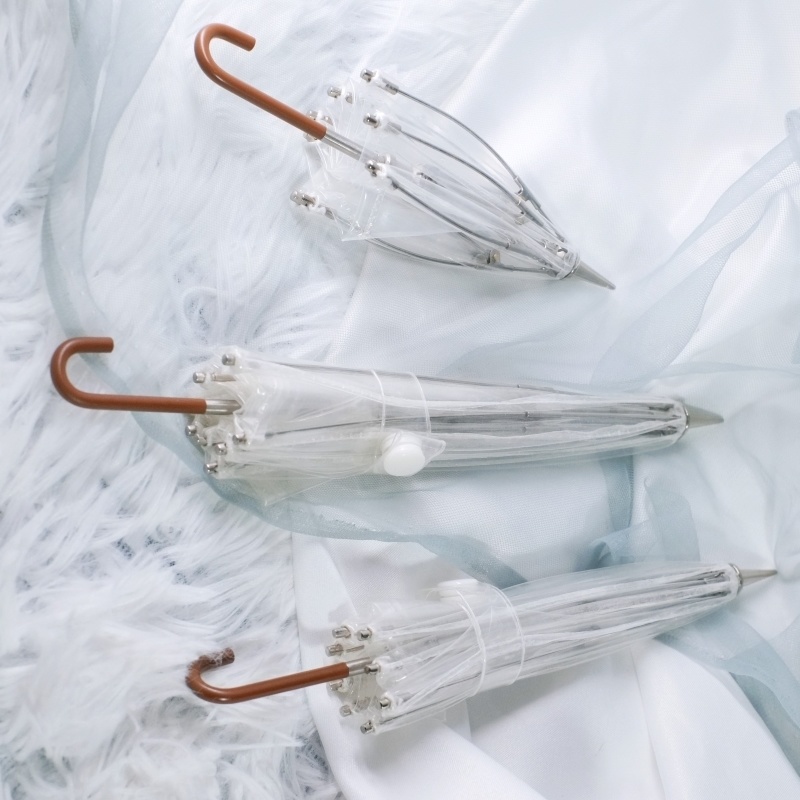 【1/4，1/6，1/8，1/12】透明傘　ドール用