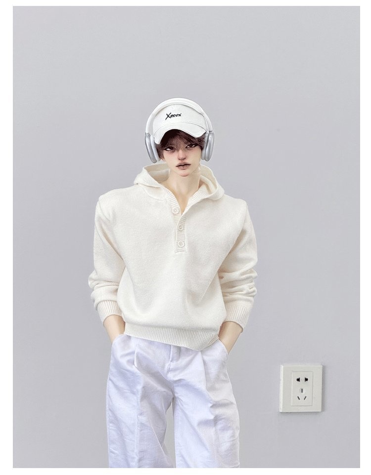 【1/4,ID75】ニットスウェット 4色展開