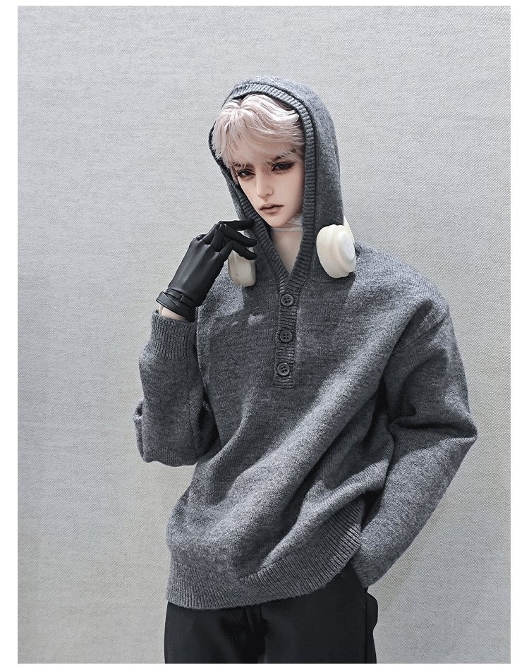 【1/4,ID75】ニットスウェット 4色展開