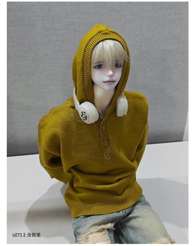 【1/4,ID75】ニットスウェット 4色展開