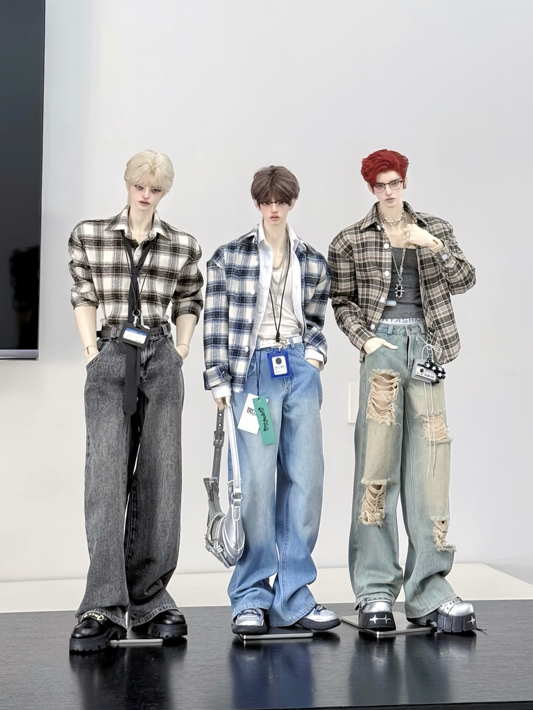 【BREZZA】【ID75,70,77】チェック柄シャツ