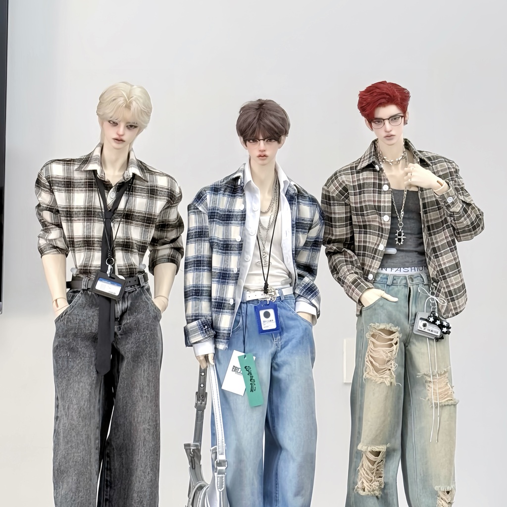 【BREZZA】【ID75,70,77】チェック柄シャツ