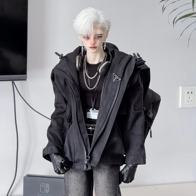 【大1/4,ID75】 マウンテンパーカー アウトドアジャケット シェルジャケット ドール服