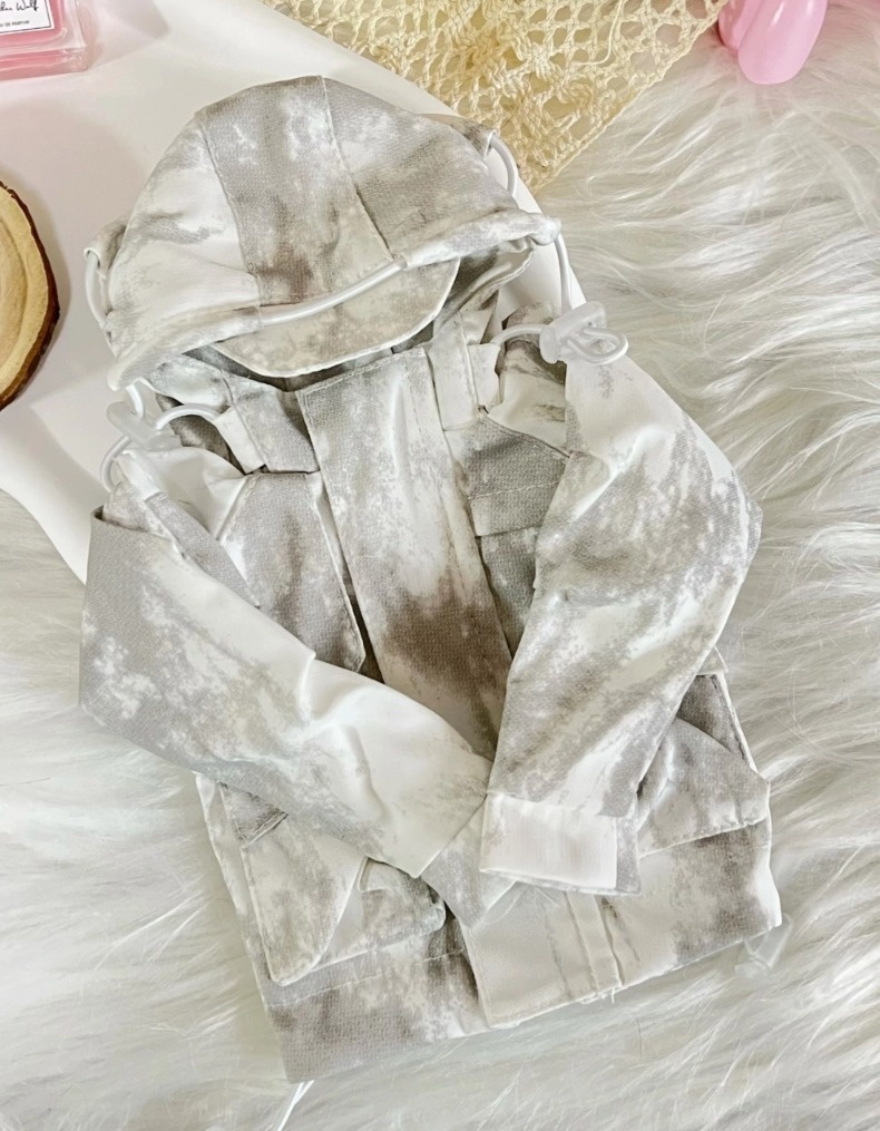 【大1/4,ID75】 マウンテンパーカー アウトドアジャケット シェルジャケット ドール服