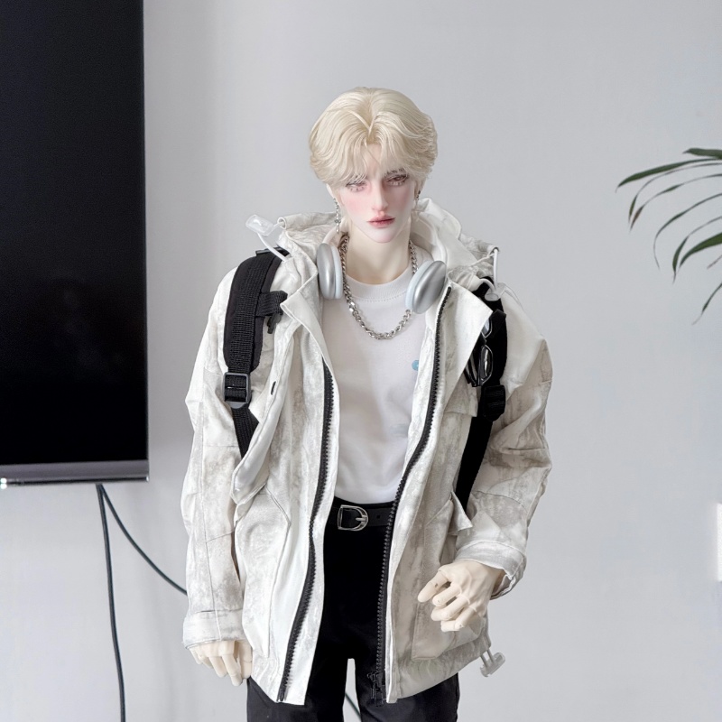 【大1/4,ID75】 マウンテンパーカー アウトドアジャケット シェルジャケット ドール服