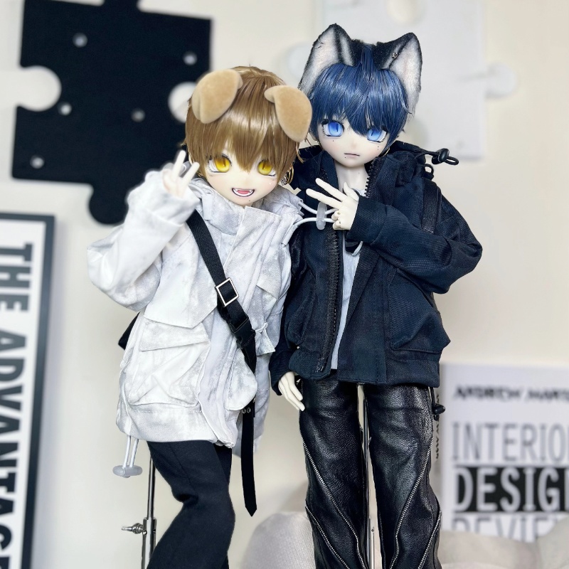 【大1/4,ID75】 マウンテンパーカー アウトドアジャケット シェルジャケット ドール服