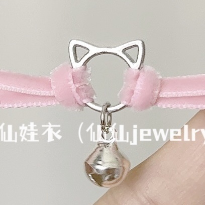 【1/4,1/3,1/6】チョーカー ねこ 猫 ネコ ロリータ ベルベット