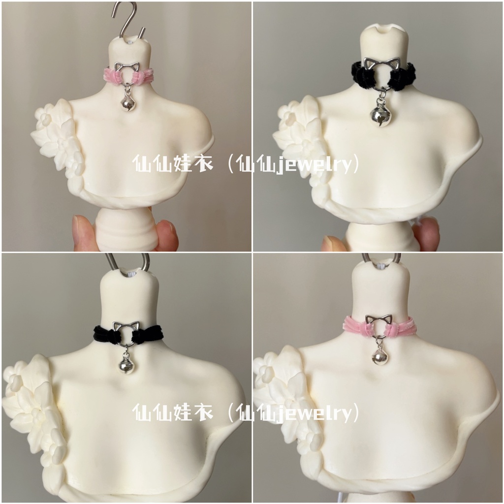 【1/4,1/3,1/6】チョーカー ねこ 猫 ネコ ロリータ ベルベット