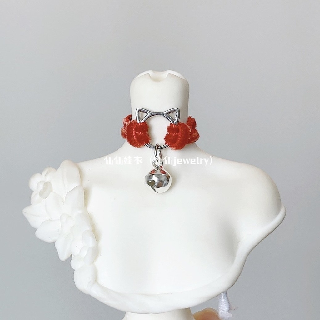 【1/4,1/3,1/6】チョーカー ねこ 猫 ネコ ロリータ ベルベット