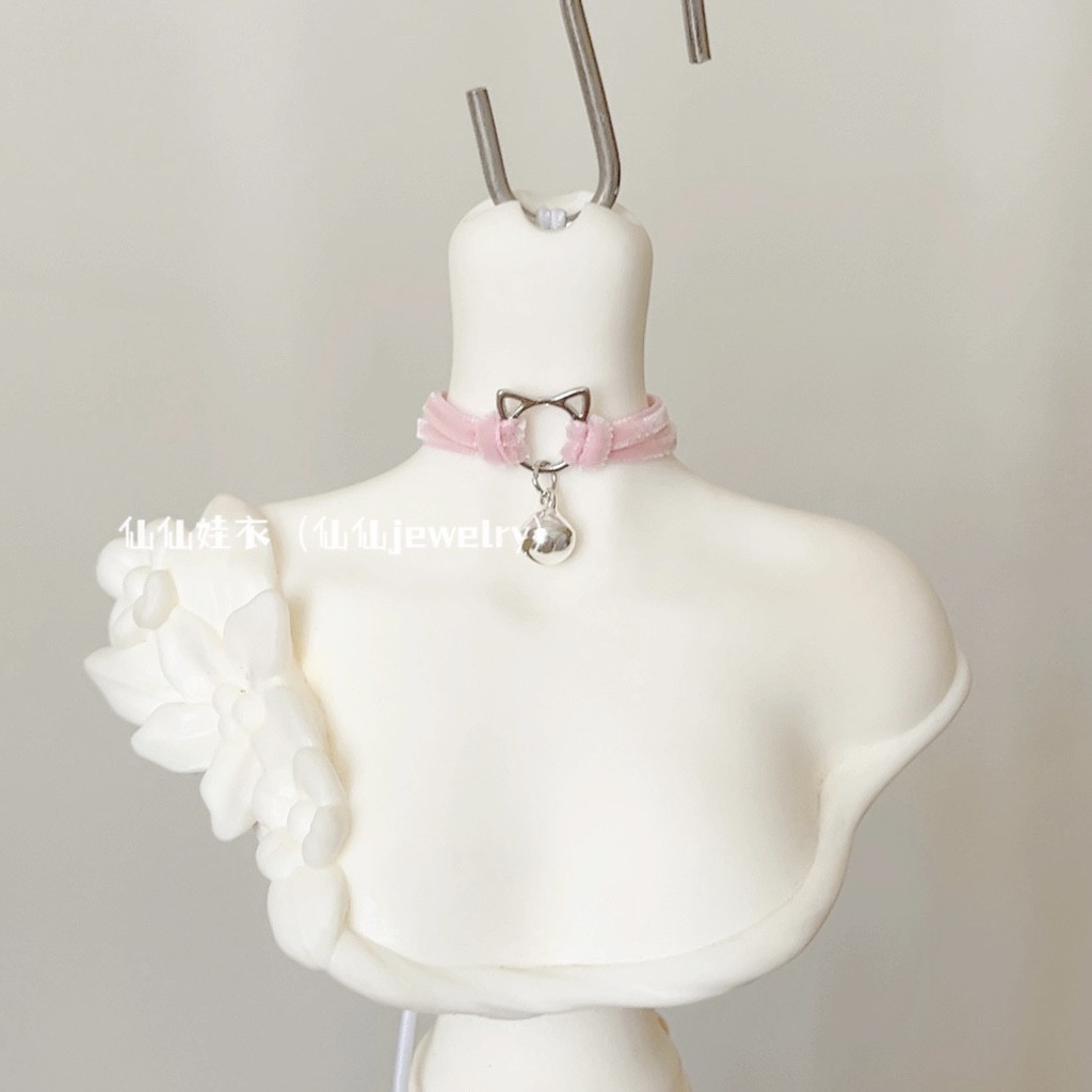 【1/4,1/3,1/6】チョーカー ねこ 猫 ネコ ロリータ ベルベット