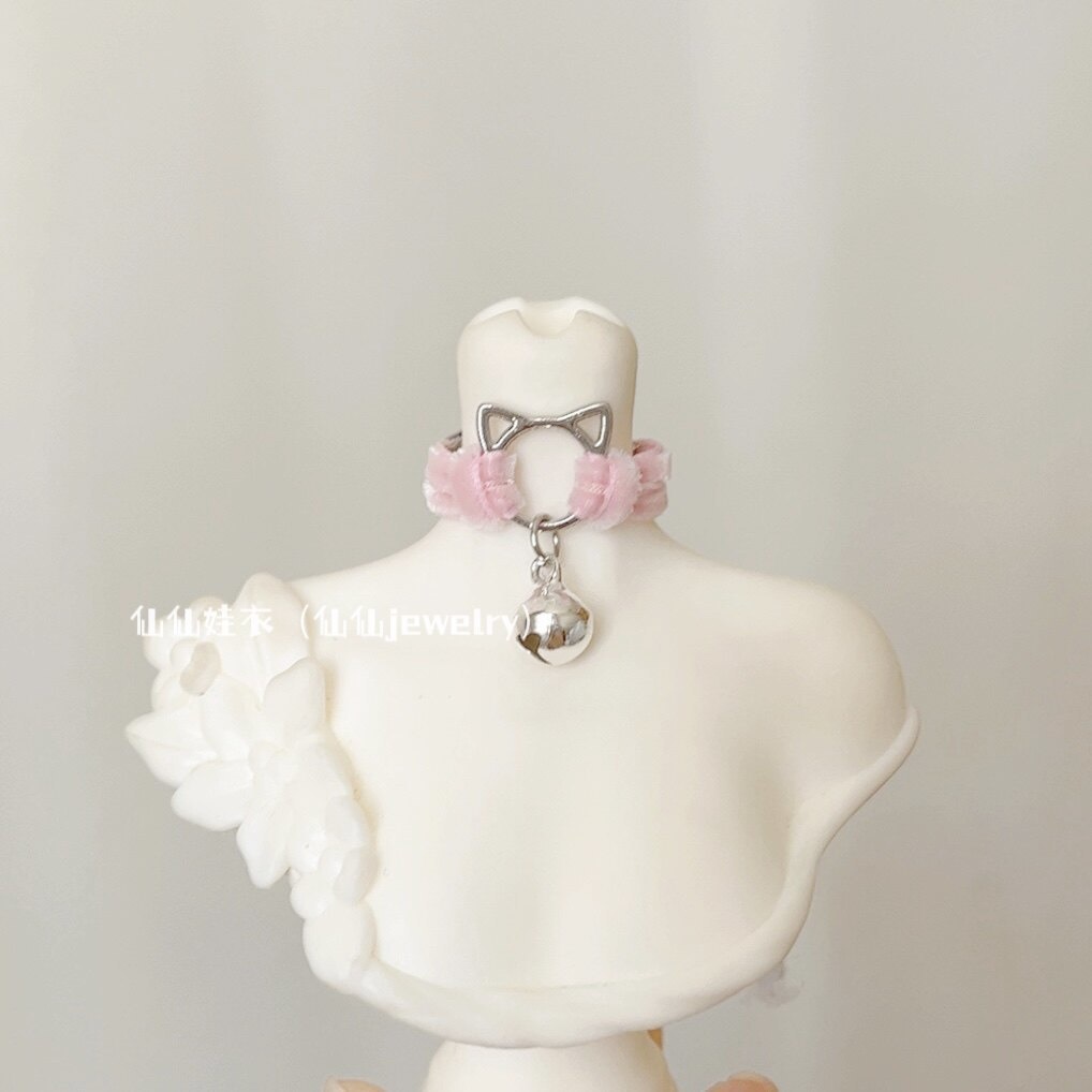 【1/4,1/3,1/6】チョーカー ねこ 猫 ネコ ロリータ ベルベット